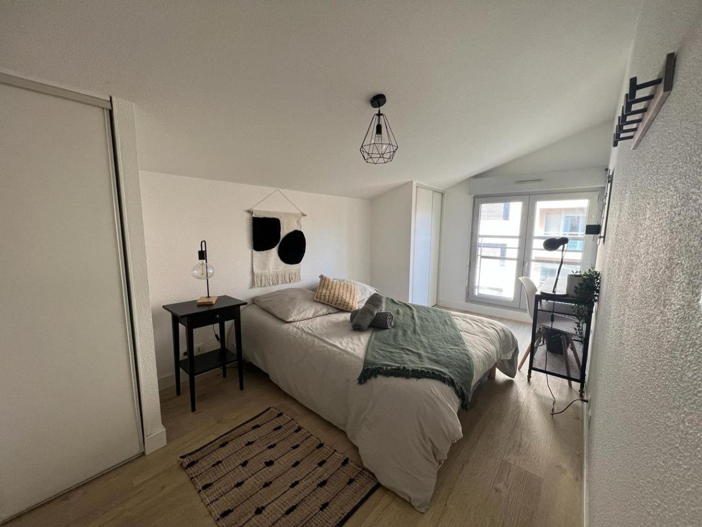Appartement Beau T3 - Stationnement Prive à Toulouse Extérieur photo