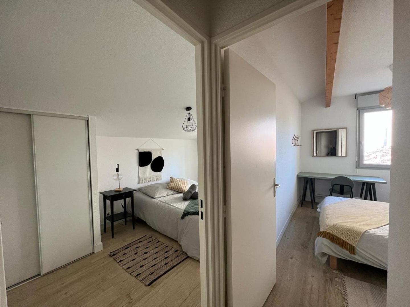 Appartement Beau T3 - Stationnement Prive à Toulouse Extérieur photo